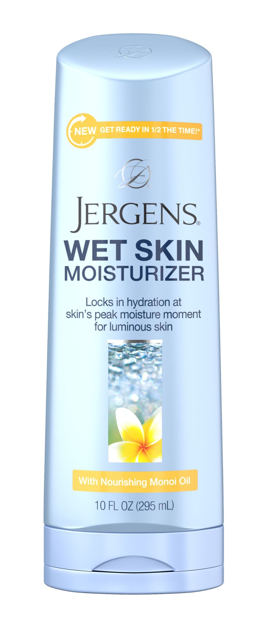 Jergens Wet Skin Body Lotion w/ Moisturizing Monoi Oil, 10 fl oz - image 1 of 2