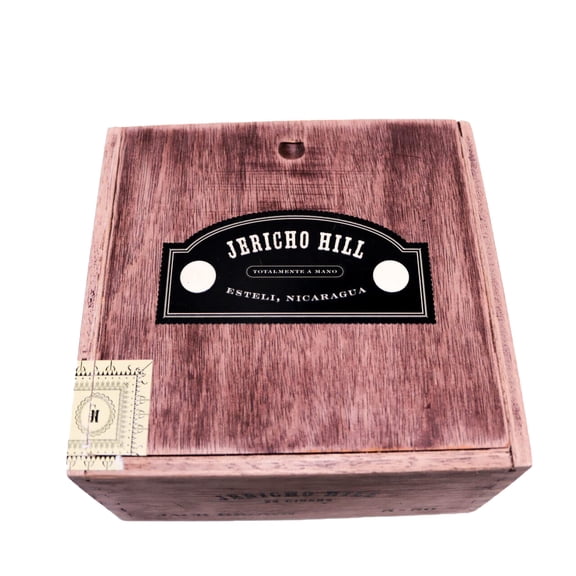 Jericho Hill Jack Brown Empty Wood Cigar Box 6" x 5.75" x 3.25