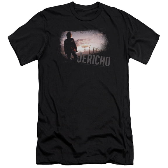 Jericho Mushroom Cloud Adult 30/1 T-Shirt Black