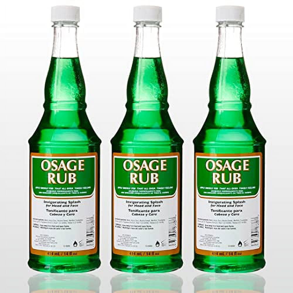 Jeris Osage Rub Professional 14 Fl Oz Each with Menthol and