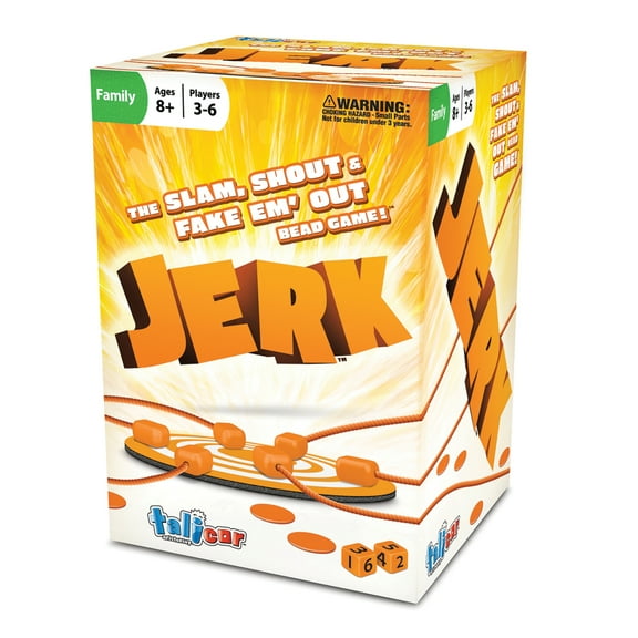 Talicor Jerk Board Game - Interactive Reflex & Party Game for 2+ Players