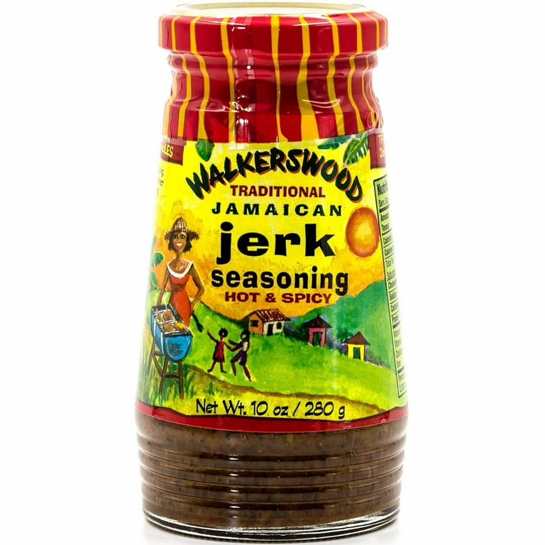 Walkerswood Hot Spicy Traditional Jamaican Jerk Seasoning Zesty Smoky Ideal for Marinades and BBQ 10 Oz Walmart