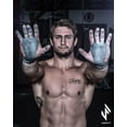 thumbnail image 1 of JerkFit RAW Grips 2 Finger Leather Hand Grips for Gymnastics & Cross Training - Full Palm Protection 4 WODs,Weightlifting,Calisthenics, Pull ups - Prevents Rips & Blisters - MEDIUM, 1 of 7
