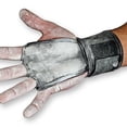 thumbnail image 1 of JerkFit WODies Full Palm Protection to Reduce Hand Tearing While Adding Crucial Wrist Support for Weightlifting, Workouts WODs, Cross Training, Fitness and Calisthenics. (Pair) (Black, Large), 1 of 4