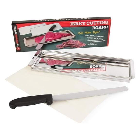 Jerky Cutting Board and 10-Inch Slicer Knife