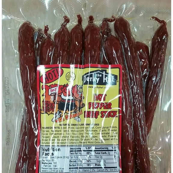 Jerky Hut - Habanero w/ Hot pepper beef sticks