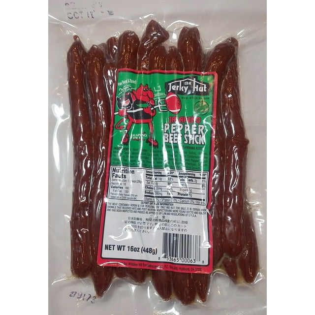 Jerky Hut Jalapeno Beef sticks, GlutenFree (1 lb.)