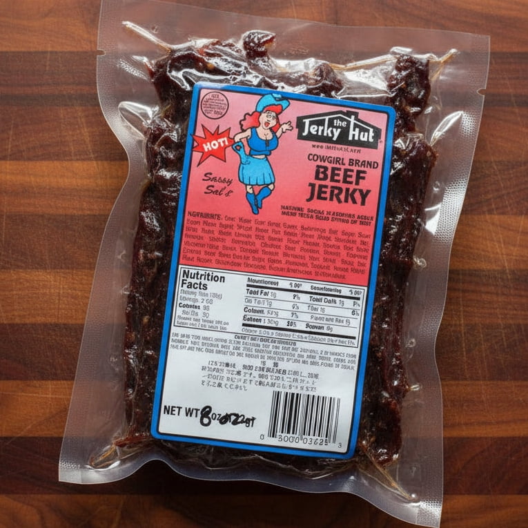 Jerky Hut | Smoked/Hot - (Cowgirl) - (8 oz)