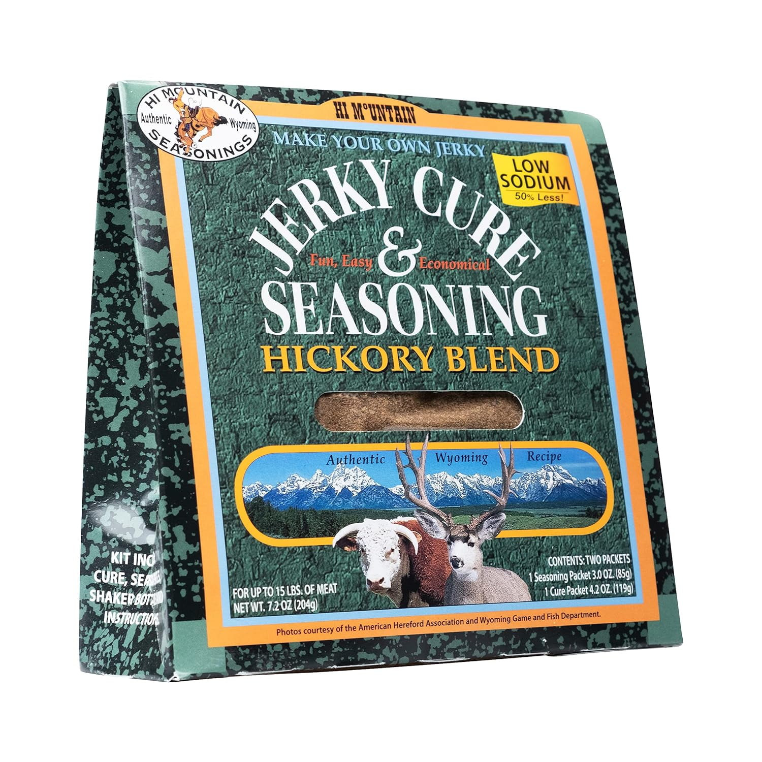 Jerky Seasoning Cure Kit LOW SODIUM CKORY BLEND Create Savory
