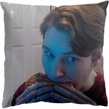 Jerma Hamburger Throw Pillow Covers, Cushion Covers, Pillow Cases, Pillowcases 18'''' x 18'''' (45cm x 45cm)
