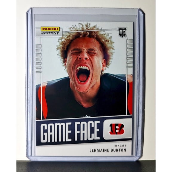 Jermaine Burton 2024 Panini Game Face #13 NFL Rookie Card Bengals 1/331