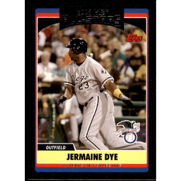 Jermaine Dye Card 2006 Topps Update Black #UH242