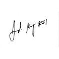 thumbnail image 1 of Jerod Mayo (New England Patriots) autographed 3x5 index card JSA, 1 of 2