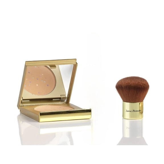 Jerome Alexander Magic Minerals - All-in-One self correcting Mineral powder | 2 Piece Set - Dark