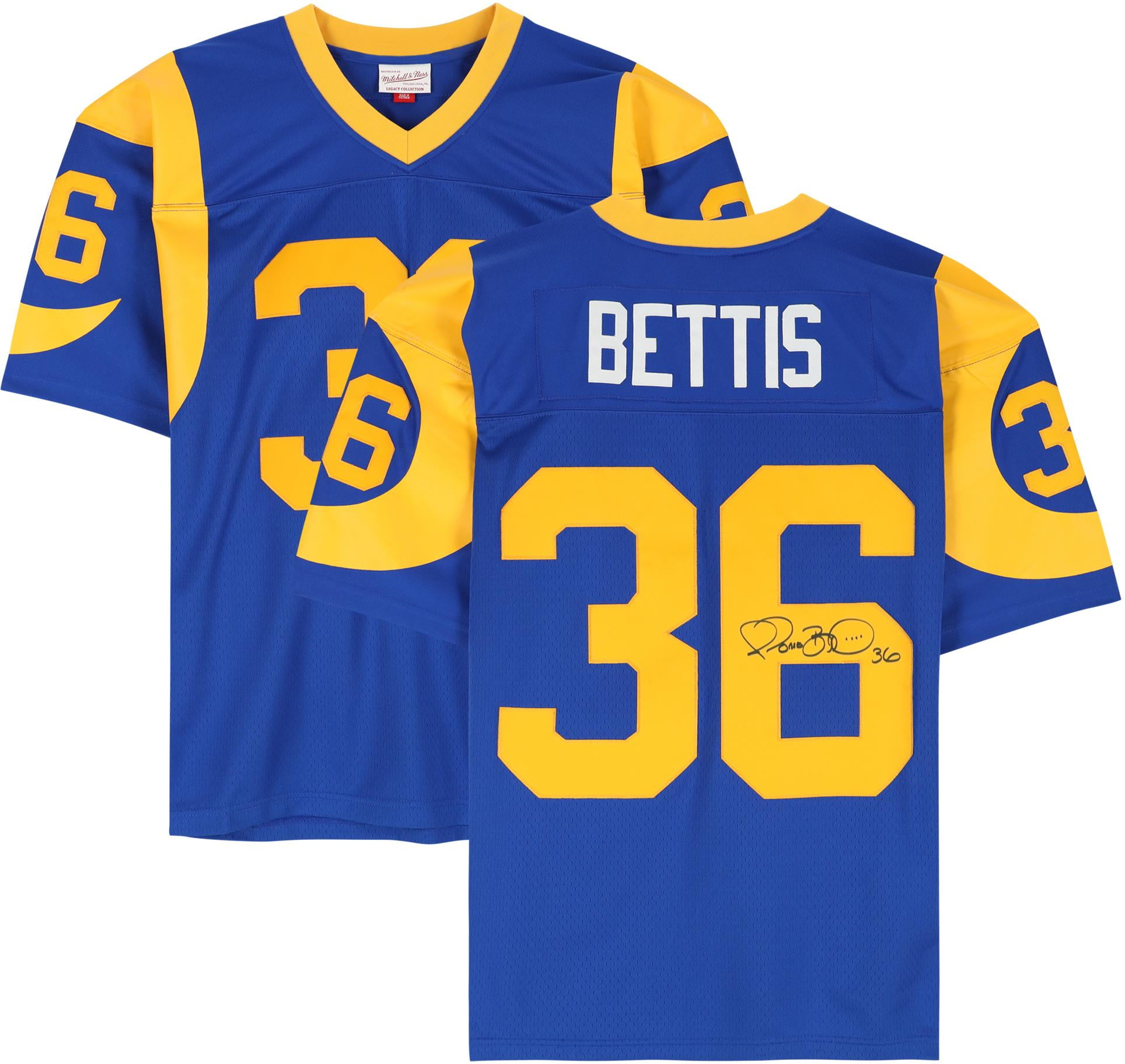 Jerome Bettis Los Angeles Rams Autographed Navy Mitchell Ness Replica Jersey Fanatics Authentic Certified Walmart