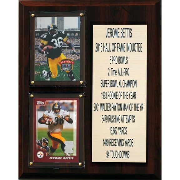 Jerome Bettis Pittsburgh Steelers 8'' x 10'' Plaque