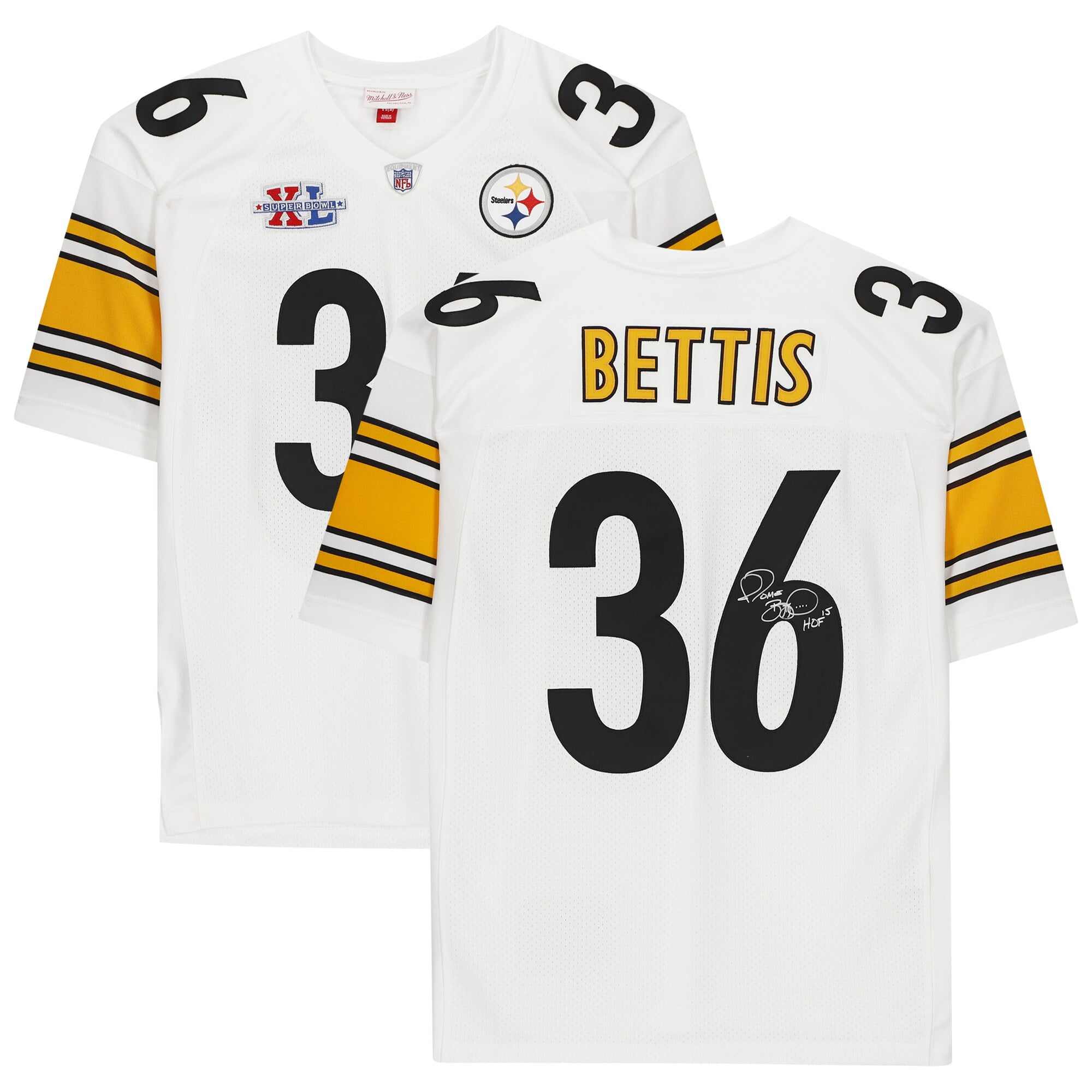 jerome bettis super bowl xl jersey