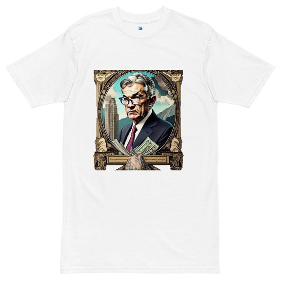 Jerome Powell Portrait T-Shirt