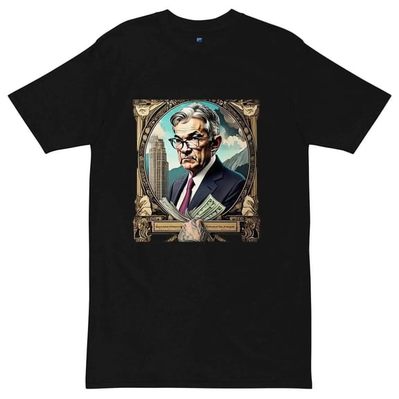 Jerome Powell Portrait T-Shirt