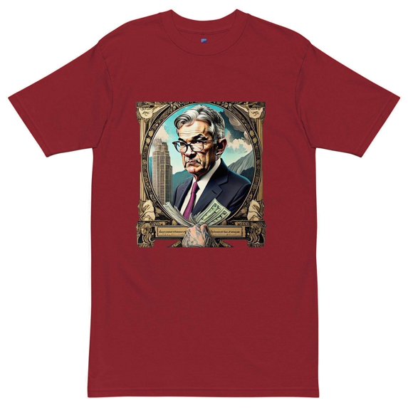Jerome Powell Portrait T-Shirt
