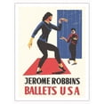 thumbnail image 1 of Jerome Robbins Ballets USA - Vintage Dance Poster by H. Suceska c.1959 - Fine Art Matte Paper Print (Unframed) 20x26in, 1 of 4