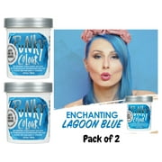 Jerome Russell PUNKY COLOUR Semi Permanent Conditioning Color 3.5 oz - Lagoon Blue  PACK OF 2