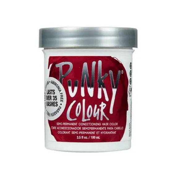 Jerome Russell PUNKY COLOUR Semi Permanent Conditioning Color 3.5 oz - Red Wine (97476)