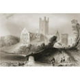 thumbnail image 1 of Jerpoint Abbey Thomastown County Kilkenny Ireland Drawn By WHBartlett Engraved By C Cousen From The Scenery An, 1 of 2