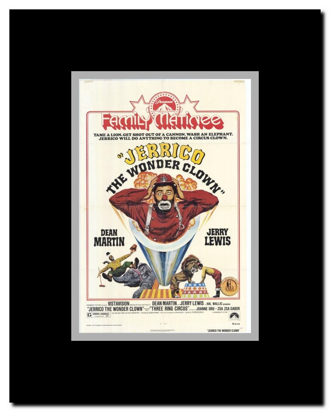 Jerrico the Wonder Clown Framed Movie Poster