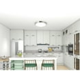thumbnail image 1 of Jerry 17W Brushed Nickel LED Flush Mount Ceiling Light - 2'' H X 11'' W X 11'' D, 1 of 5
