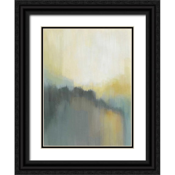 Jerry, Alison 19x24 Black Ornate Wood Framed with Double Matting Museum Art Print Titled - Early Morning Dew I