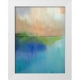 thumbnail image 1 of Jerry, Alison 19x24 White Modern Wood Framed Museum Art Print Titled - Peaks Bay I, 1 of 4