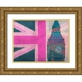 thumbnail image 1 of Jerry, Alison 32x25 Gold Ornate Wood Framed with Double Matting Museum Art Print Titled - London Calling, 1 of 4