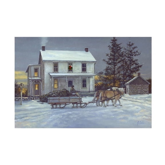 Jerry Cable 'Special Delivery' Canvas Art