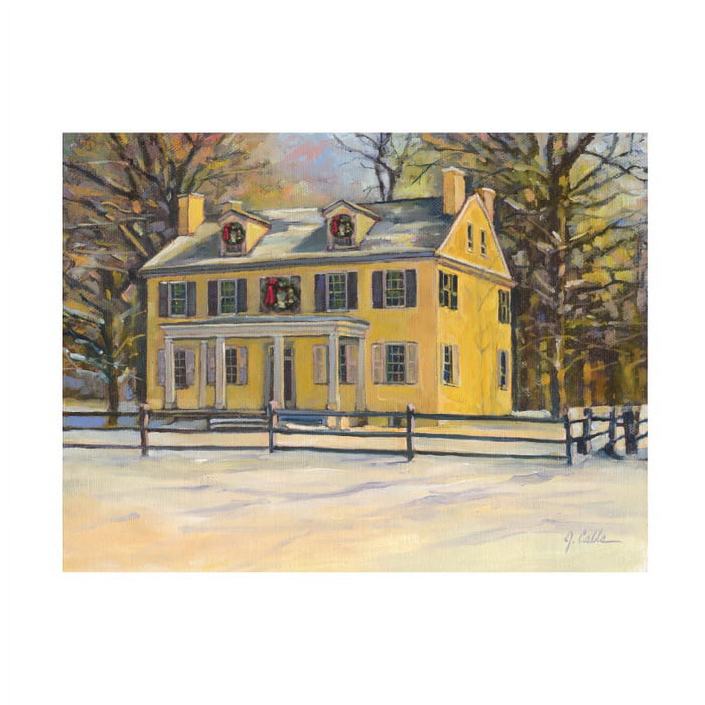 Jerry Cable 'Taylorsville Christmas' Canvas Art