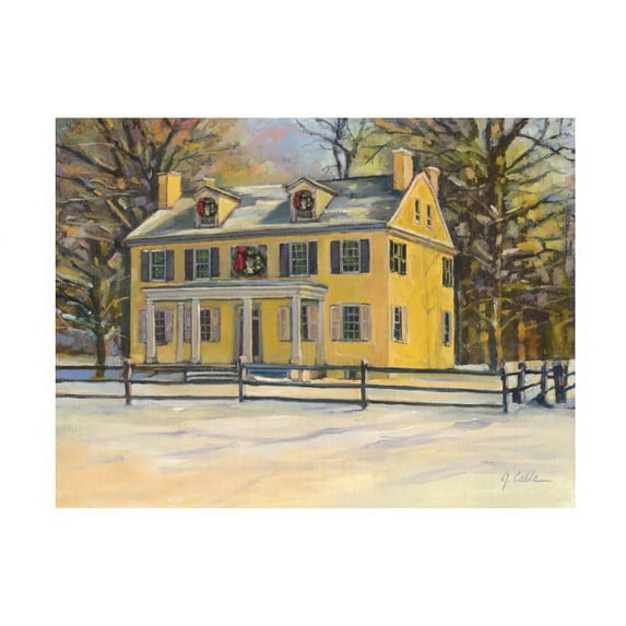 Jerry Cable 'Taylorsville Christmas' Canvas Art