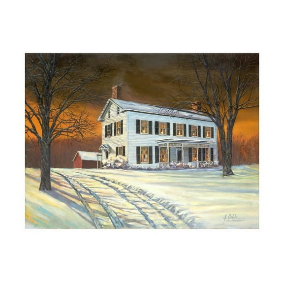 Jerry Cable 'The Holidays' Canvas Art
