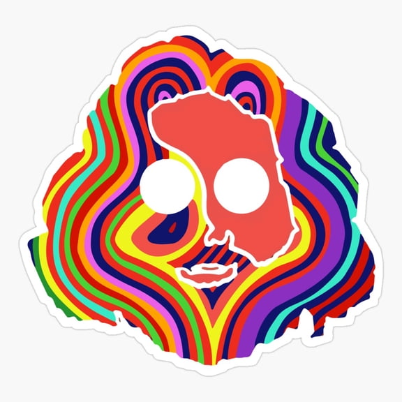 Jerry Colorful Music Art Vinyl Decal Sticker