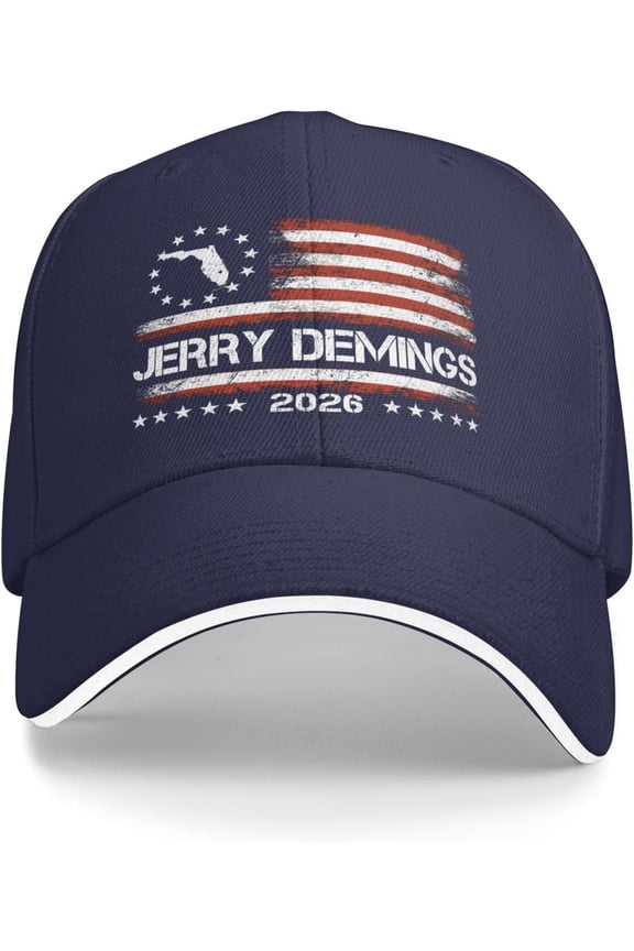 Jerry Demings 2026 hat Jerry for Florida Governor Democrats Baseball Cap