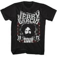 thumbnail image 1 of Jerry Garcia 1973 Tour Roses T-Shirt - Black, 1 of 2