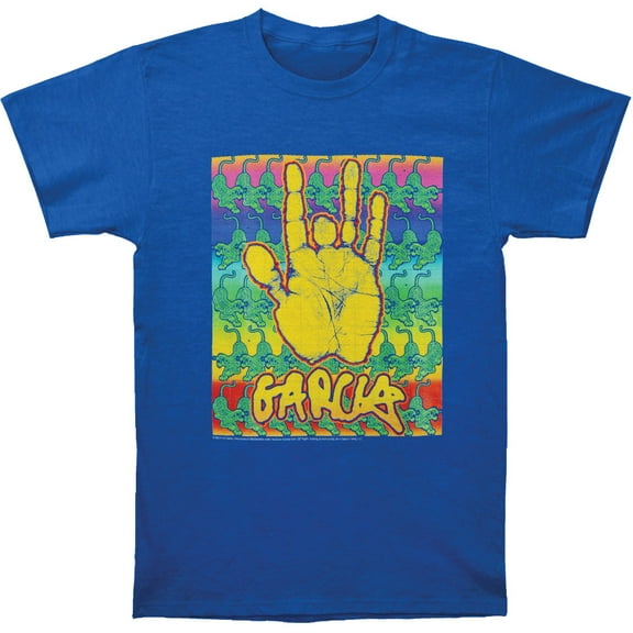 Jerry Garcia Men's Blotter T-shirt Small Royal