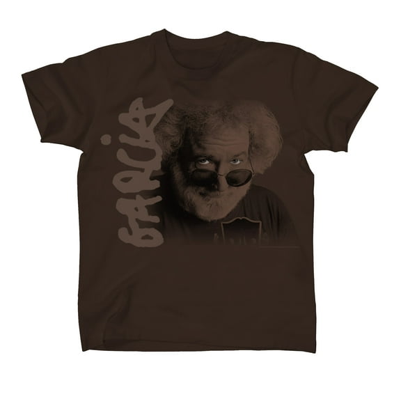 Jerry Garcia Men's Eyes Portrait T-Shirt Brown M