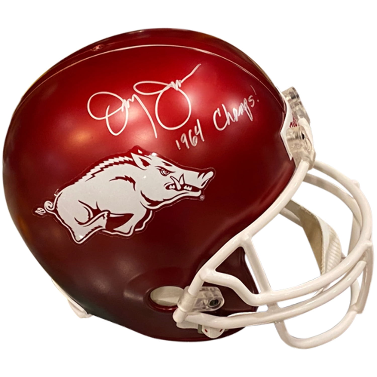Jerry Jones Autographed Arkansas Razorbacks Deluxe Full-Size Replica ...