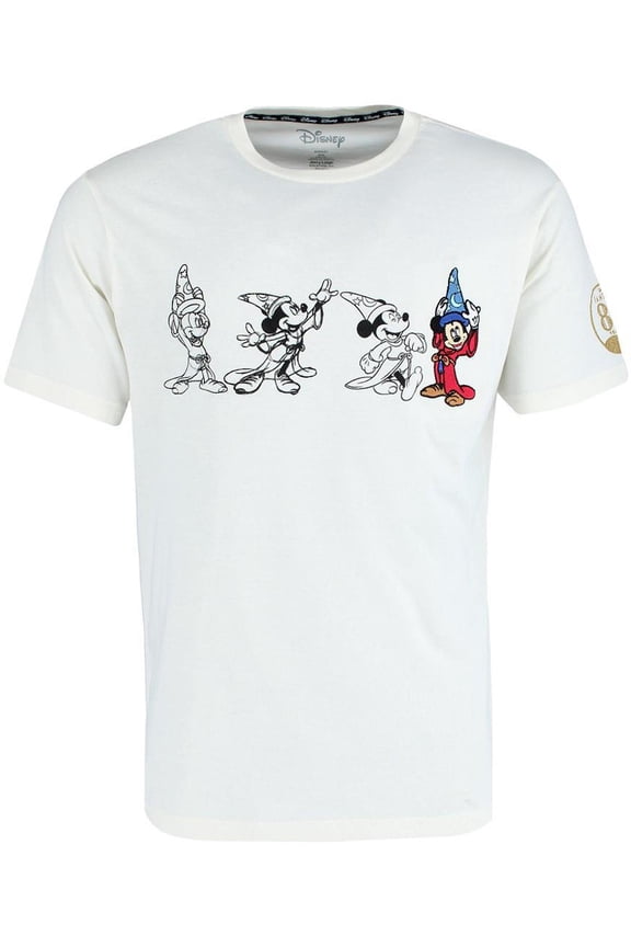 Unisex Adult Mickey Mouse Fantasia Anniversary T Shirt