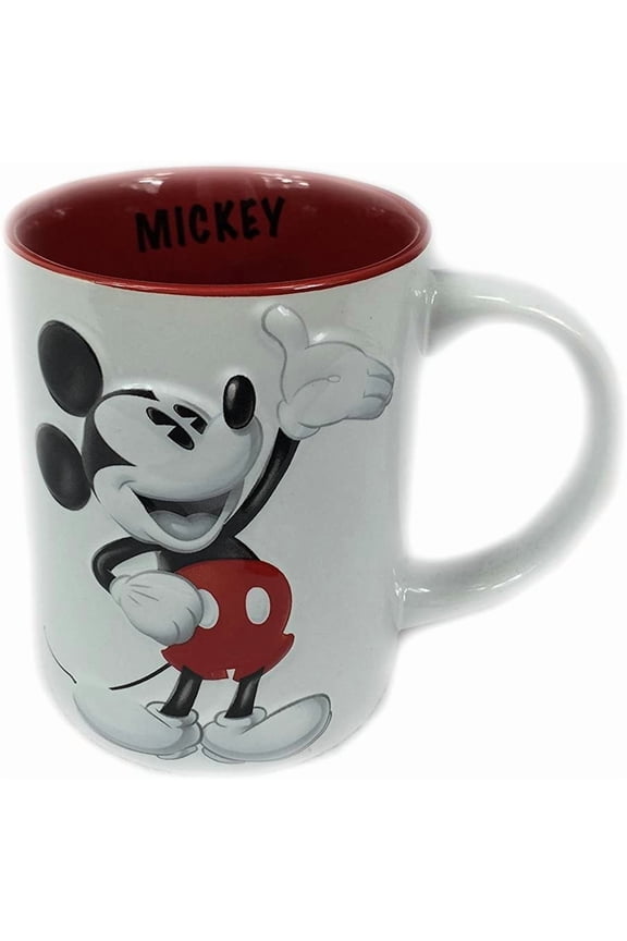 Jerry Leigh Disney Mickey Mouse 3D Tonal 14oz. Ceramic Mug