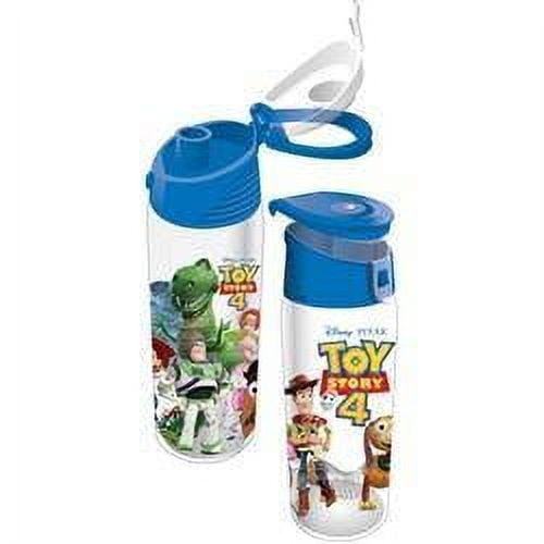 Jerry Leigh Disney Pixar Toy Story 4 Flip Top Water Bottle, 8 3/4