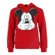 Jerry Leigh Kids Mickey Mouse Big Smile Hoodie Sweatshirt