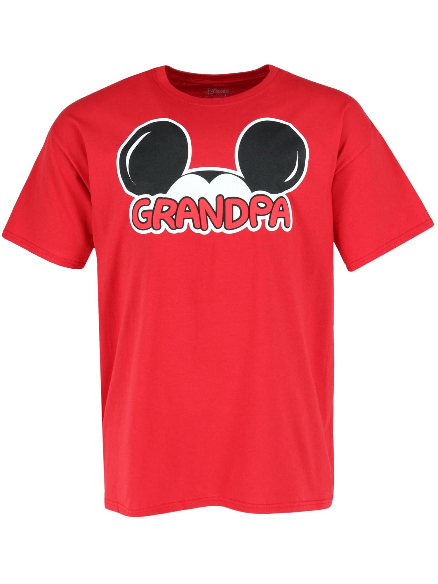 Jerry Leigh  Mickey Mouse Grandpa Family T-Shirt (Men)