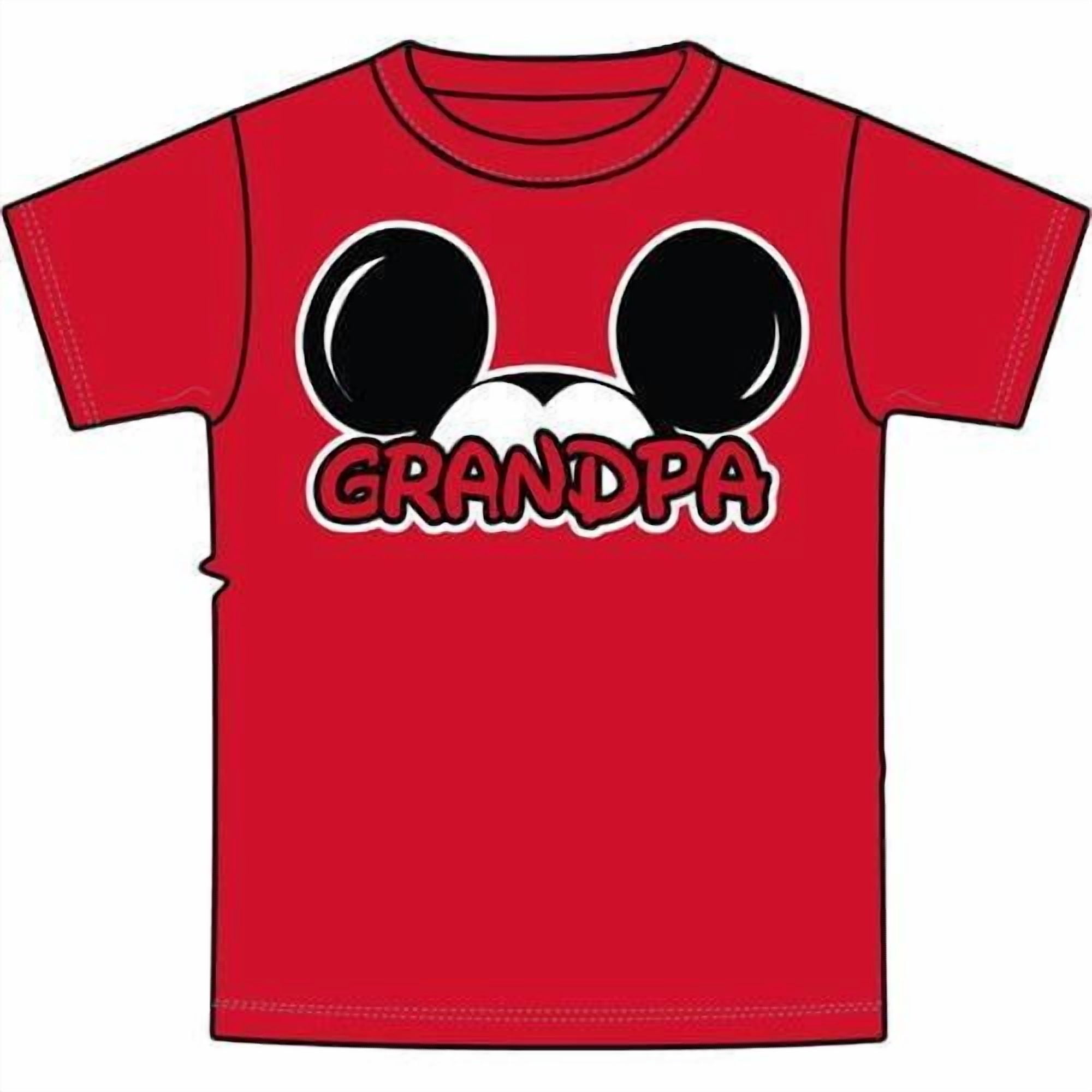 Jerry Leigh  Mickey Mouse Grandpa Family T-Shirt (Men)