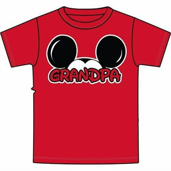 Jerry Leigh  Mickey Mouse Grandpa Family T-Shirt (Men)